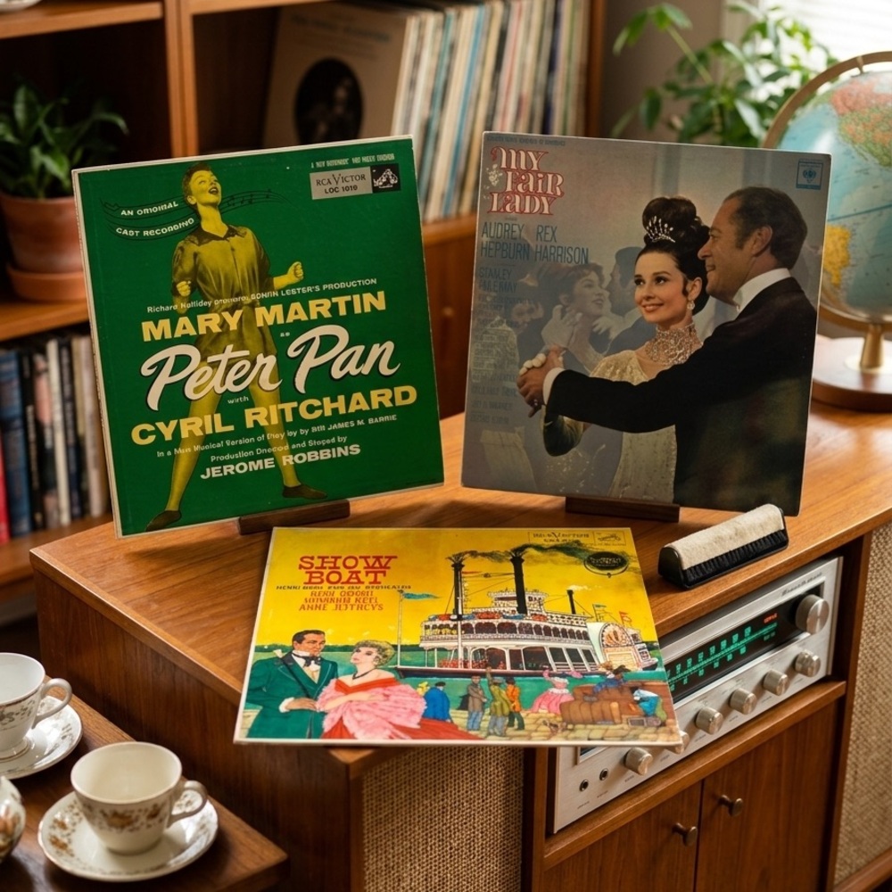 Showtunes Vinyl Collection, Peter Pan, My Fair Lady, Show Boat, Audrey Hepburn